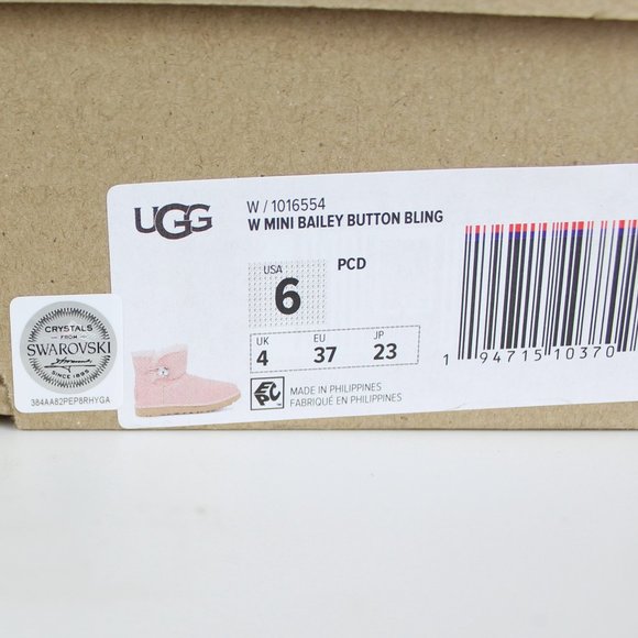 NEW UGG Mini Bailey Swarovski Crystal Button Boot - Picture 16 of 16